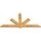 Ekena Millwork Kennewick Rough Sawn Timber Gable Bracket, Western Red Cedar, 84"W x 42"H x 2"D x 6"F, 12/12 Pitch GBW084X42X0206KEN00RWR - alternate 3